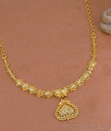 Premium Gold Imitation Calcutta Necklace Design For Brides NCKN4467