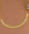 Latest Gold Imitation Lakshmi Coin Necklace Square Design NCKN4471