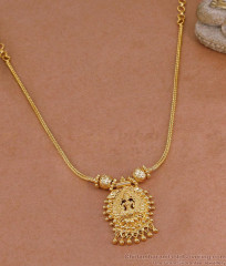 Regular Wear Gold Imitation Lakshmi Dollar Necklace For Women NCKN4473 Regular Wear Gold Imitation Lakshmi Dollar Necklace For Women NCKN4473