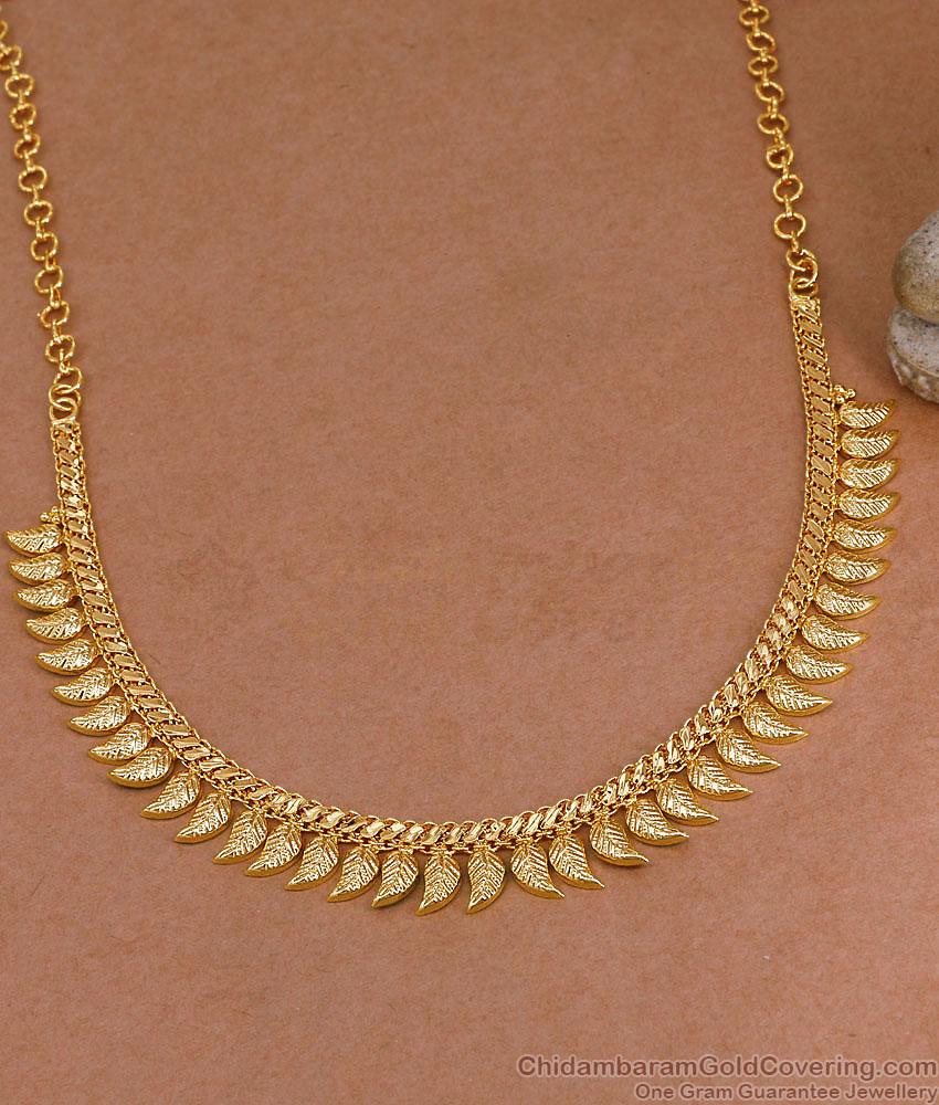 Classic One Gram Gold Mango Necklace Bridal Collections Online NCKN4475