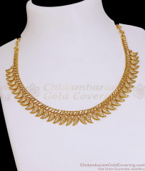 Classic One Gram Gold Mango Necklace Bridal Collections Online NCKN4475