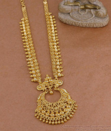 High Quality 1 Gram Gold Mullaipoo Necklace Kerala Bridal Jewelry NCKN4477