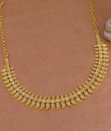 Buy Micro Gold Plated Necklace Traditional Mango Motif Manga Malai NCKN4484
