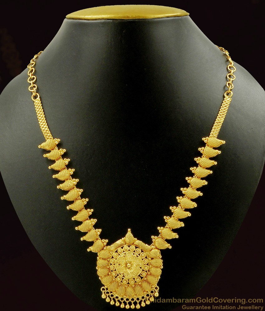 Mango Leaf Dollar Attractive Bridal Necklace for Women NCKN449