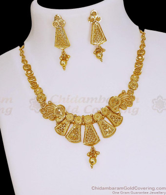 Premium Quality Two Gram Gold Dubai Necklace NCKN4497