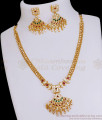 New Arrival Impon Panchaloha Stone Necklace With Earring NCKN4503