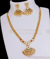 New Arrival Impon Panchaloha Stone Necklace With Earring NCKN4503 New Arrival Impon Panchaloha Stone Necklace With Earring NCKN4503