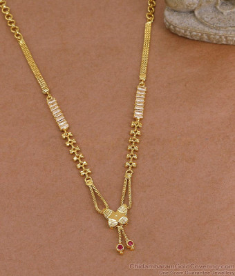 One Gram Gold Party Wear Necklace Butterfly Design Online NCKN4508