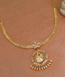 New Arrival Gold Plated Peacock Necklace With Stone NCKN4516 New Arrival Gold Plated Peacock Necklace With Stone NCKN4516