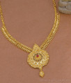 Traditional Gold Imitation Ruby Stone Necklace Online NCKN4520 Traditional Gold Imitation Ruby Stone Necklace Online NCKN4520