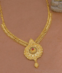Traditional Gold Imitation Ruby Stone Necklace Online NCKN4520 Traditional Gold Imitation Ruby Stone Necklace Online NCKN4520
