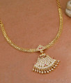 Traditional Peacock Design Five Metal Impon Necklace Online NCKN4528 Traditional Peacock Design Five Metal Impon Necklace Online NCKN4528