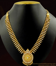 Sparkling White Stone Attractive Bridal Necklace for Women NCKN453