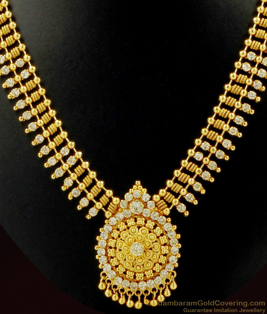 Sparkling White Stone Attractive Bridal Necklace for Women NCKN453 Sparkling White Stone Attractive Bridal Necklace for Women NCKN453