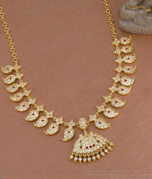 Premium Quality Impon 5 Metal Mango Necklace Lakshmi Design NCKN4531 Premium Quality Impon 5 Metal Mango Necklace Lakshmi Design NCKN4531