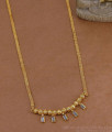 Buy Micro Gold Plated Stone Charm Necklace For Party Wear NCKN4540 Buy Micro Gold Plated Stone Charm Necklace For Party Wear NCKN4540