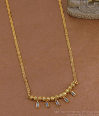 Buy Micro Gold Plated Stone Charm Necklace For Party Wear NCKN4540 Buy Micro Gold Plated Stone Charm Necklace For Party Wear NCKN4540