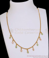 Buy Cute Gold Multicolor Heart Charm Necklace Online NCKN4546