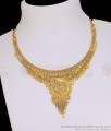 22K Gold Plated Calcutta Forming Necklace for Women NCKN4550