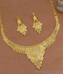 Premium Quality Kolkata Design Forming Gold Necklace Set NCKN4553 Premium Quality Kolkata Design Forming Gold Necklace Set NCKN4553