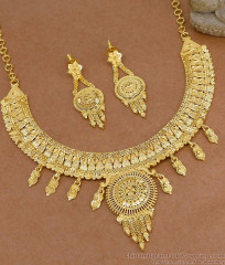 Buy Designer Kundan Style Rajwadi Style Bridal Necklace Online NCKN4555