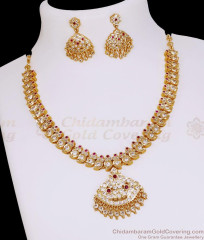 High Quality Impon Stone Necklace Set Mango Design NCKN4557 High Quality Impon Stone Necklace Set Mango Design NCKN4557