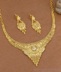 High Quality Forming Gold Arabic Wedding Necklace Design Online NCKN4565 High Quality Forming Gold Arabic Wedding Necklace Design Online NCKN4565
