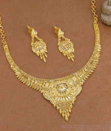 High Quality Forming Gold Arabic Wedding Necklace Design Online NCKN4565 High Quality Forming Gold Arabic Wedding Necklace Design Online NCKN4565