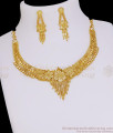 New Arrival Gold Plated Floral Necklace Drop Earrings Wedding Jewelry Set NCKN4570 New Arrival Gold Plated Floral Necklace Drop Earrings Wedding Jewelry Set NCKN4570