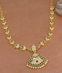 Traditional Kerala Pattern Impon Attigai Necklace Bridal Collections NCKN4575 Traditional Kerala Pattern Impon Attigai Necklace Bridal Collections NCKN4575