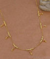 Light Weight Ad Stone Floral Charms Gold Necklace Online NCKN4598 Light Weight Ad Stone Floral Charms Gold Necklace Online NCKN4598
