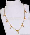 Light Weight Ad Stone Floral Charms Gold Necklace Online NCKN4598 Light Weight Ad Stone Floral Charms Gold Necklace Online NCKN4598