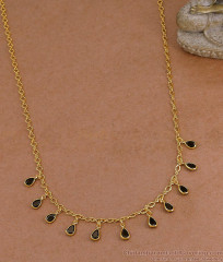 Evil Eye Black Stone Drop Necklace For Women Fashion NCKN4607 Evil Eye Black Stone Drop Necklace For Women Fashion NCKN4607