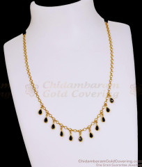 Evil Eye Black Stone Drop Necklace For Women Fashion NCKN4607