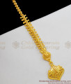 New Trendy Anchor Designed Gold Imitation Hair Ornament Bridal Jewellery Set NCHT108
