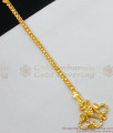 Light Weight Mang Tikka Gold Inspired Hair Ornament For Marriage Functions NCHT131