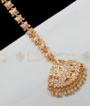 Majestic Gold Multi Stone Impon Maang Tikka Hair Ornament Online Shopping NCHT157