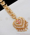 Iconic Gold Design Five Metal Maang Tikka Hair Ornament Online Shopping NCHT175