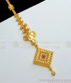Latest Diamond Shape Gold Nethi Chutti For Marriage Functions NCHT210
