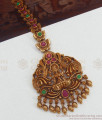 Antique Lakshmi Kemp Stone Nethichuti Nagas Jewelry NCHT265