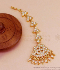 Real Impon Maang Tikka Design Bridal Nethichutti For Women NCHT308