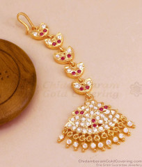 Beautiful Premium Quality Impon Maangtikka Design Shop Online NCHT311