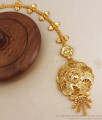 One Gram Gold Maang Tikka Floral Pattern Bridal Jewelry NCHT323