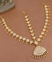 Original Panchaloga Grand Impon Jewelry Mang Tikka 3 line Pattern NCHT333