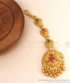 Stylish Hair Ornament Gold Plated Maang Tikka Collections Shop Online NCHT335