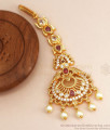 Grand Gold Look Nethichutti Design Bridal Jewelry Shop Online NCHT340