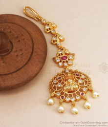 Lakshmi Design Bridal Gold Imitation Nethichutti Collections Shop Online NCHT347 Lakshmi Design Bridal Gold Imitation Nethichutti Collections Shop Online NCHT347