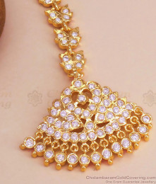 Long High Quality Real Gold Like Impon Nethichutti Designs NCHT354