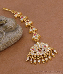 Womens Wedding Impon Panchaloha Maang Tikka With Price NCHT355