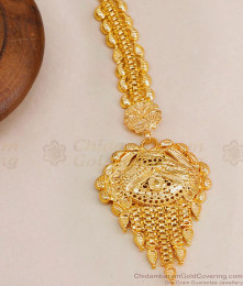 One Gram Gold Plated Maang Tikka Bridal Nethichutti Designs NCHT407
